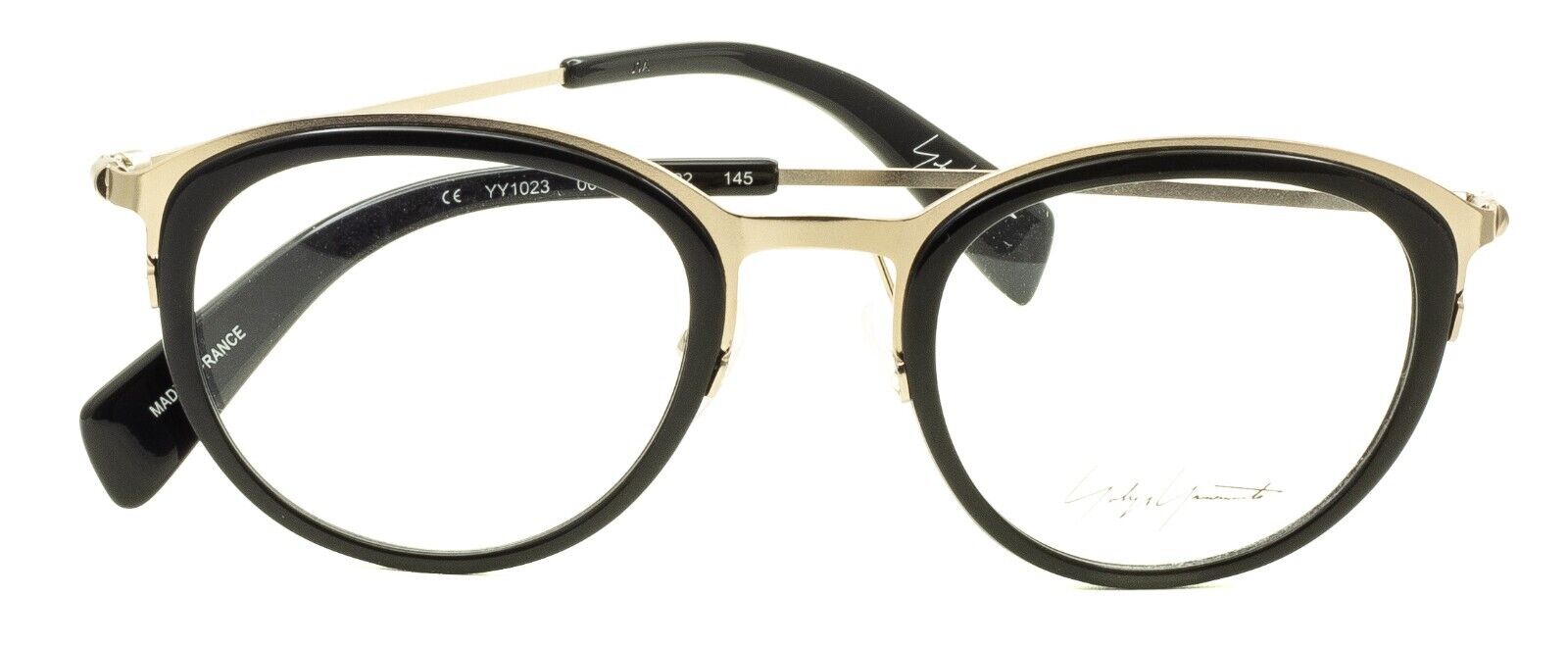 YOHJI YAMAMOTO YY1023 001 48mm Eyewear Glasses Frames RX Optical - New France