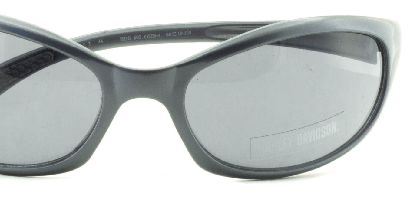 HARLEY DAVIDSON HDS 593 GUN-3 60mm Wrap Sunglasses Shades Eyeglasses - New BNIB