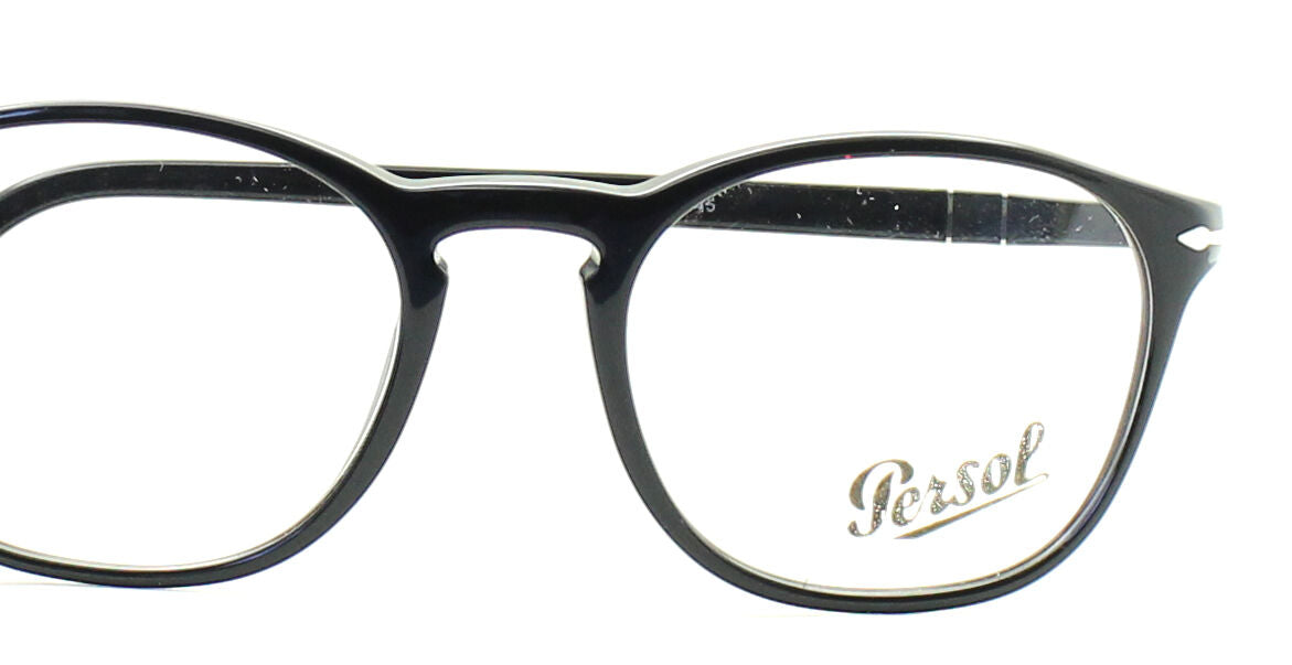 PERSOL 3007-V 95 50mm Black Eyewear FRAMES Glasses RX Optical Eyeglasses - Italy