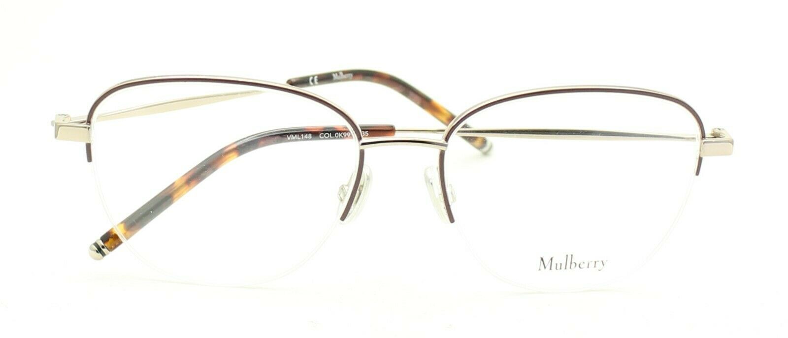 MULBERRY VML148 COL. 0K99 53mm Eyewear RX Optical FRAMES Glasses Eyeglasses New