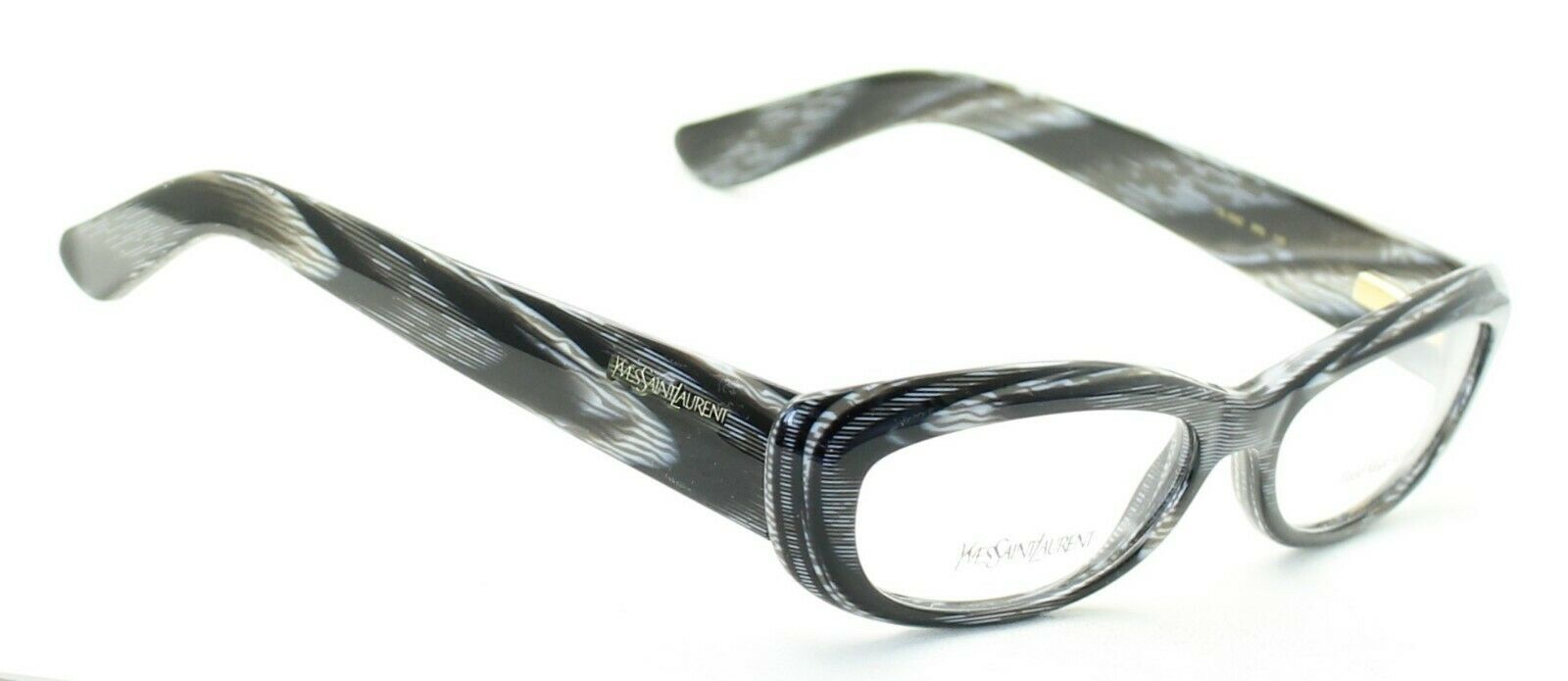 YSL Cat Eye Logo Arm Glasses