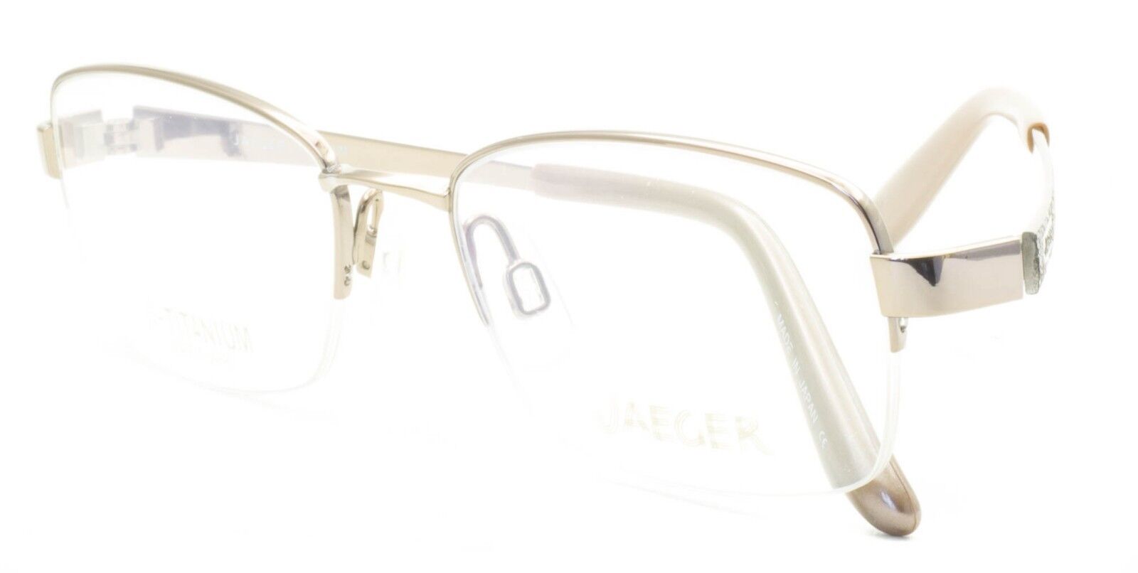 JAEGER Mod. 310 C.15 51mm Eyewear FRAMES RX Optical Glasses Eyeglasses New Japan