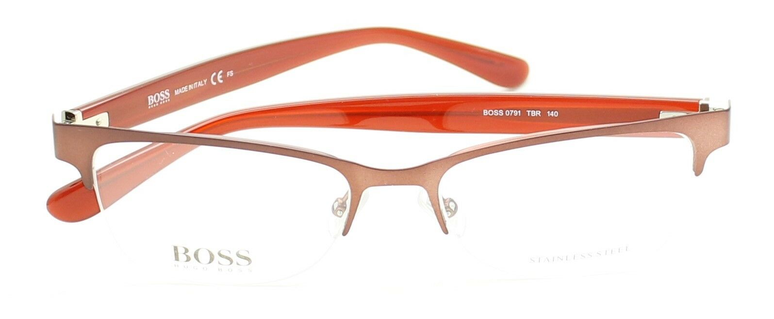 HUGO BOSS 0791 TBR 52mm Eyewear FRAMES Glasses RX Optical Eyeglasses New - Italy