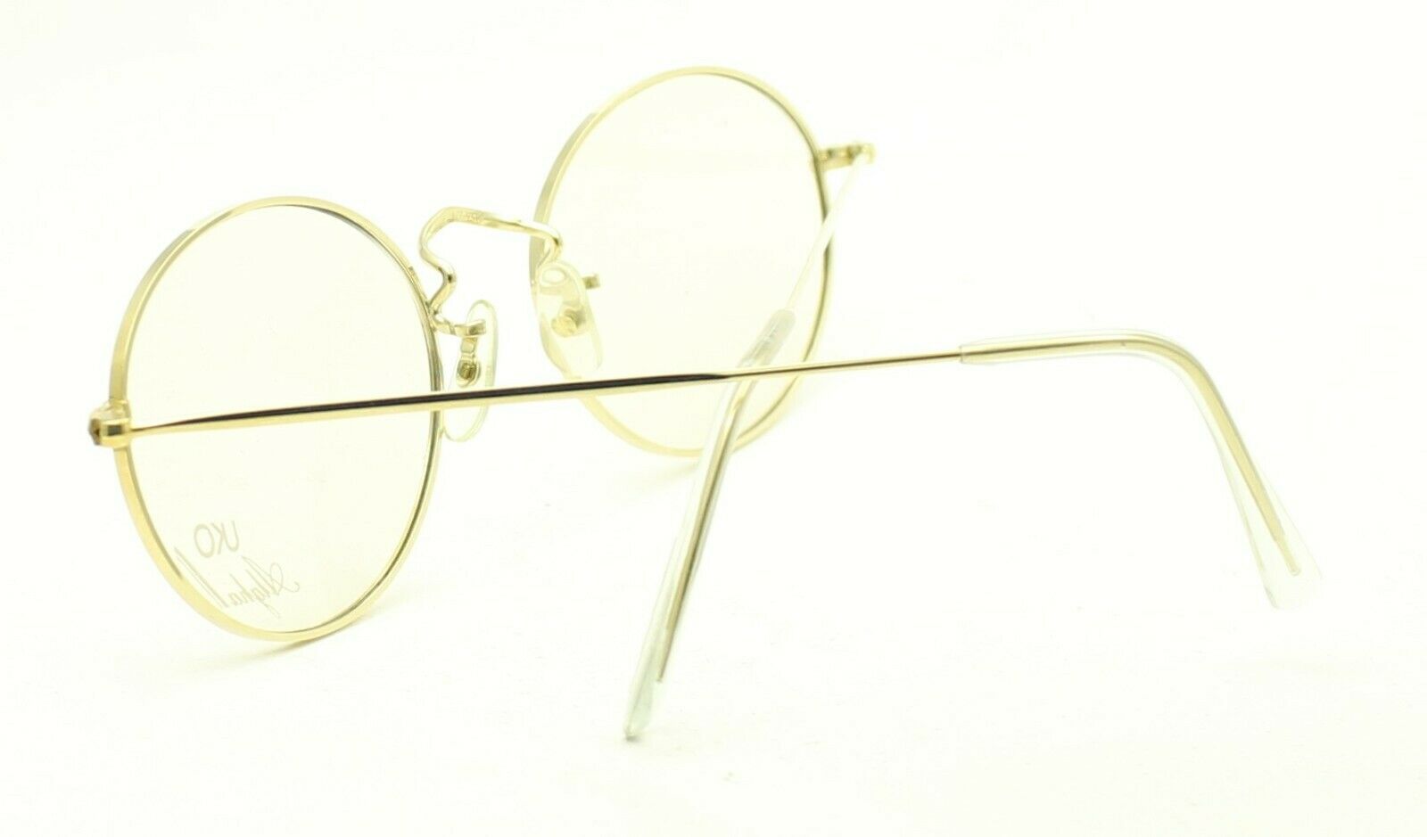 ALGHA London Line (SAVILE ROW) Gold Oval 54x22mm FRAMES RX Optical Glasses - NOS