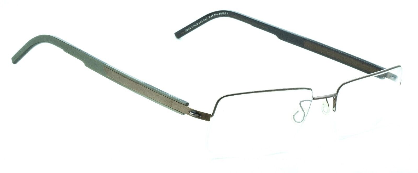 LINDBERG 3024 K48 Half Rim RX Optical TITANIUM Eyewear FRAMES Glasses - Denmark