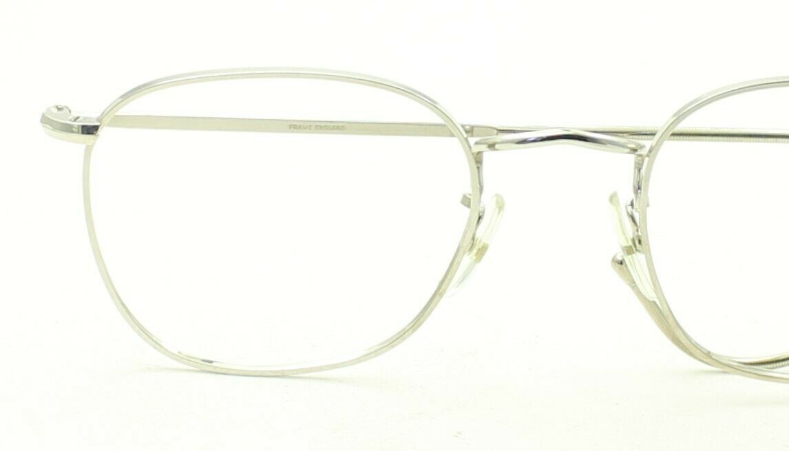 B.O.I.C.LONDON LINE (SAVILE ROW) Fairway Quadra 46x20mm Rhodium RX Optical - NOS