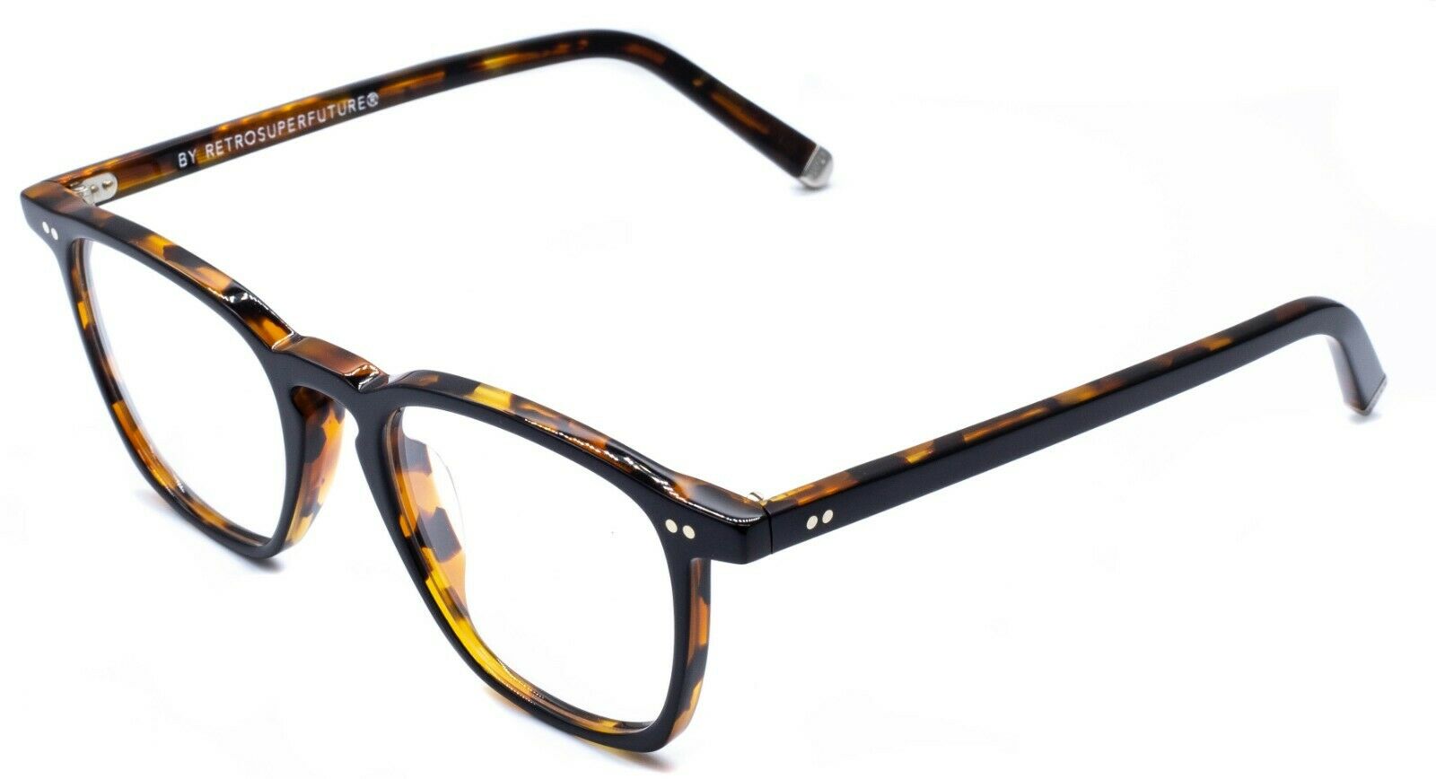 RETROSUPERFUTURE NUMERO 35 NERO/HAVANA D4X 48mm Glasses RX Optical Eyeglasses