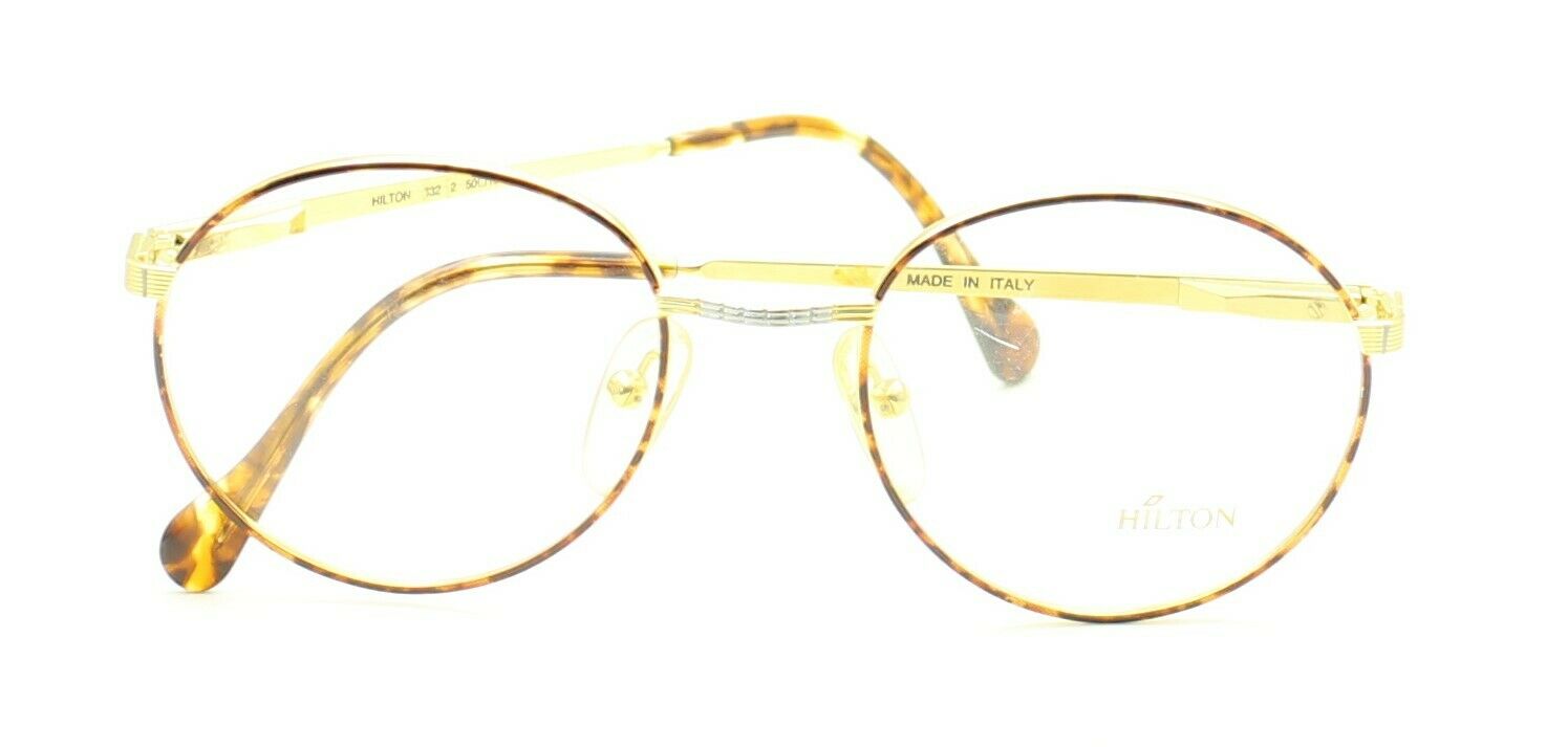 Hilton Eyewear Vintage 632 02 50x19mm FRAMES RX Optical Eyeglasses Glasses - NOS