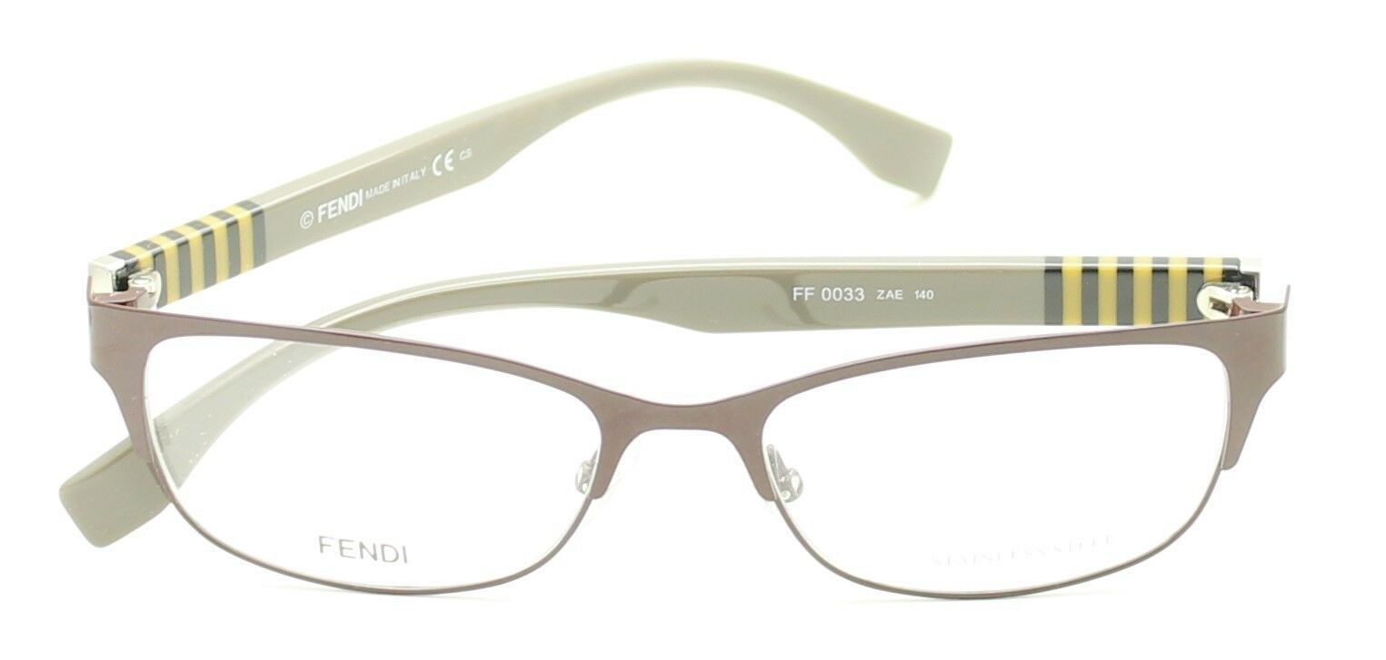 FENDI FF 0033 ZAE Eyewear RX Optical FRAMES NEW Glasses Eyeglasses Italy - BNIB