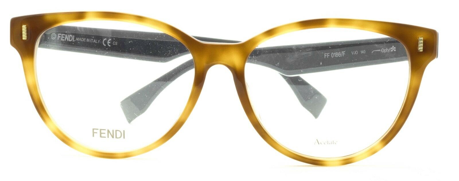 FENDI FF 0186/F VJO Eyewear RX Optical FRAMES NEW Glasses Eyeglasses Italy -BNIB