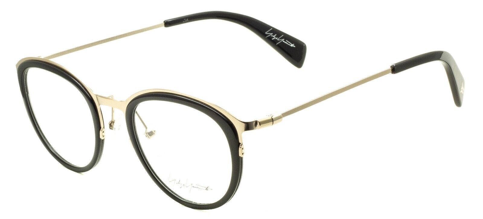 YOHJI YAMAMOTO YY1023 001 48mm Eyewear Glasses Frames RX Optical - New France