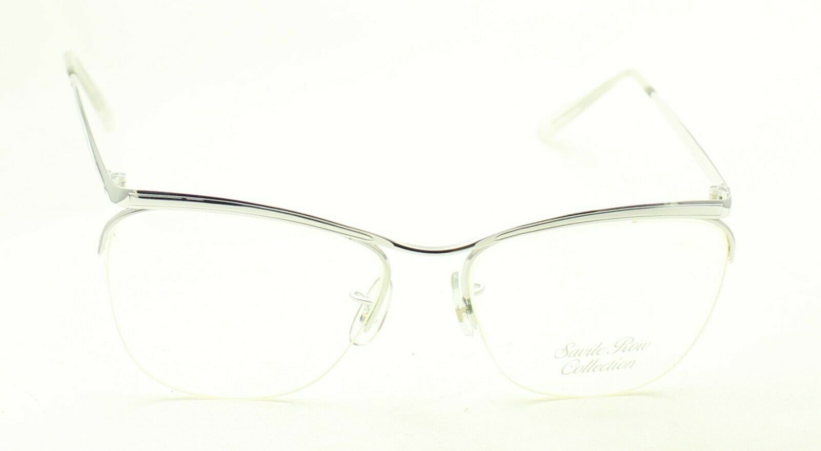 ALGHA (SAVILE ROW) Dominor Supra Rhodium 52x20mm FRAMES RX Optical Glasses - NOS