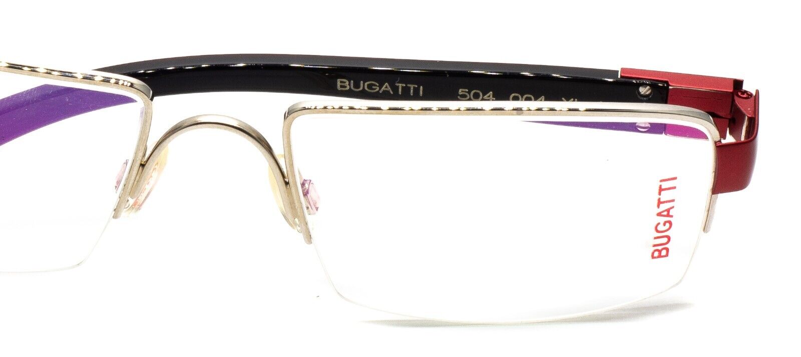 ETTORE BUGATTI 504 004 XL 1105/0371 Eyewear RX Optical FRAMES Eyeglasses France