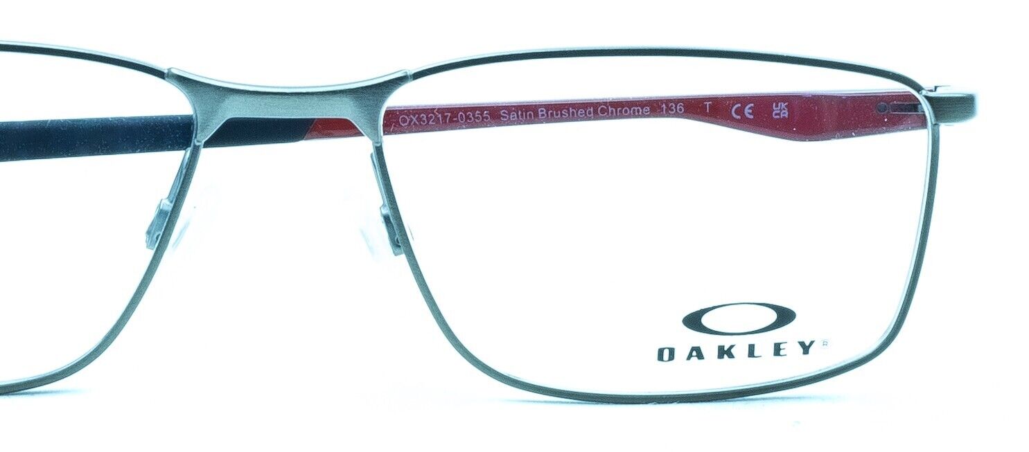 OAKLEY SOCKET 5.0 OX3217-0355 Chrome Eyewear FRAMES RX Optical Glasses - New