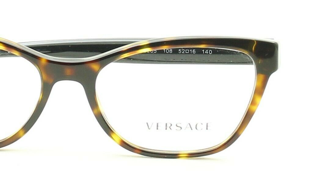 VERSACE 3265 108 52mm Eyewear FRAMES Glasses RX Optical Eyeglasses New - Italy