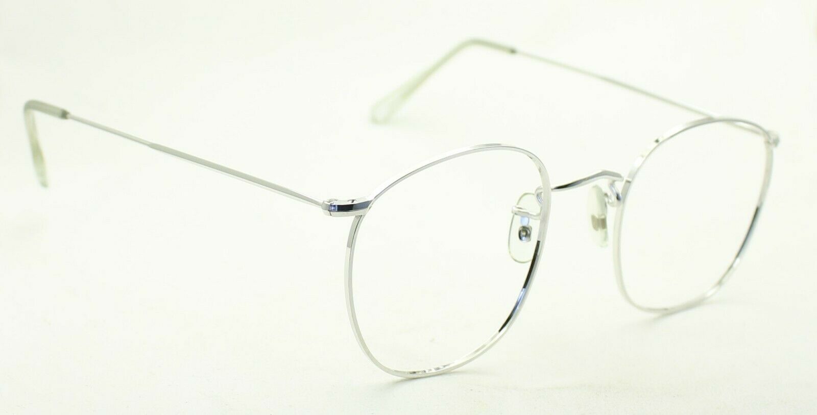 LONDON LINE (SAVILE ROW) Cresta Fairway Quadra 54x24mm Rhodium RX Optical - NOS