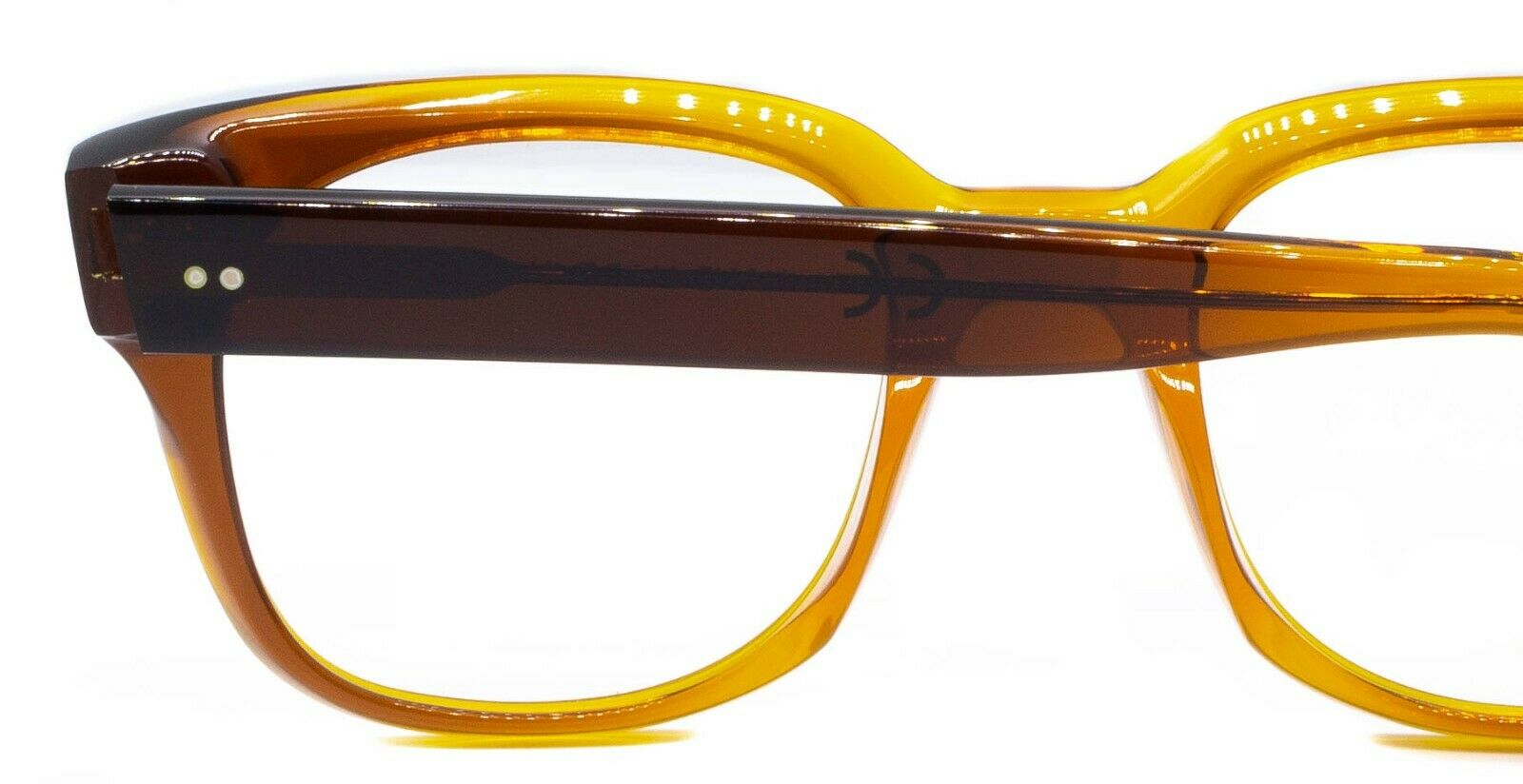 RETROSUPERFUTURE 4CC/R Numero 8 1/2 FW17 Dark Amber 49mm RX Optical Eyeglasses