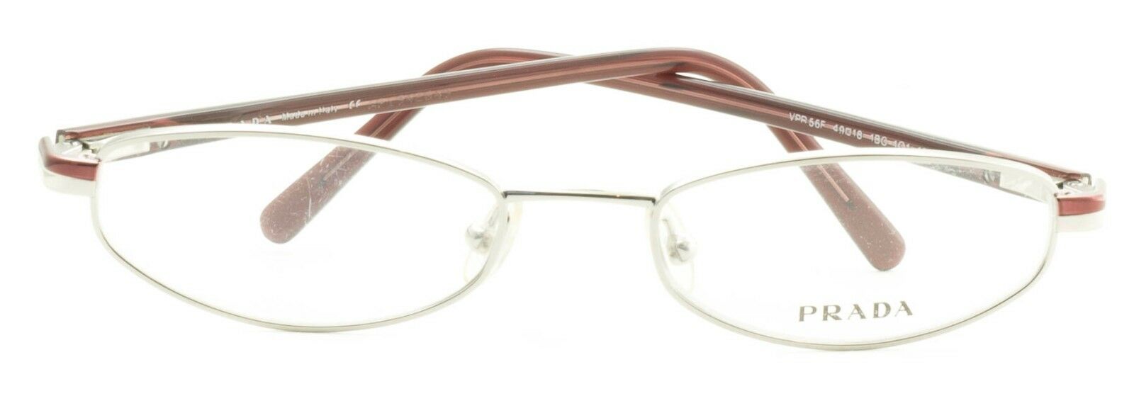 PRADA VPR 56F 1BC-1O1 49mm Eyewear FRAMES RX Optical Eyeglasses Glasses NewItaly