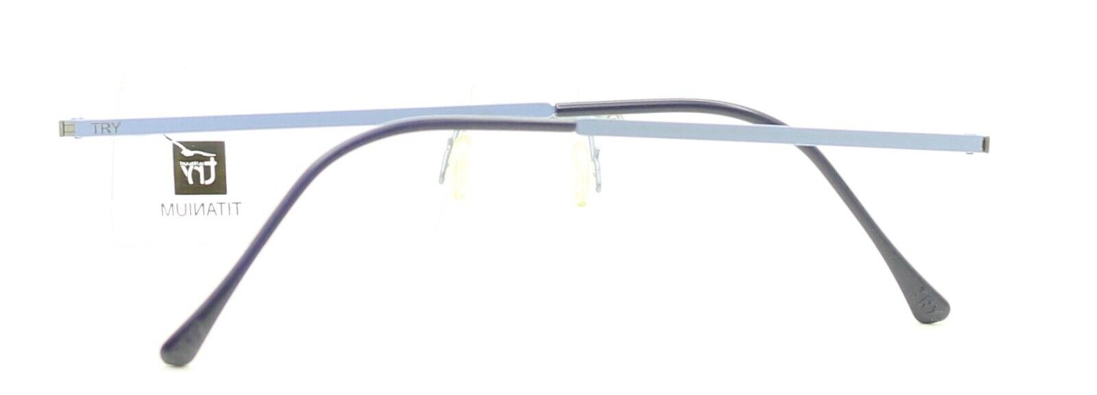 TRY TT126 8X5 52mm Titanium Eyewear FRAMES Optical Eyeglasses Glasses New -Italy