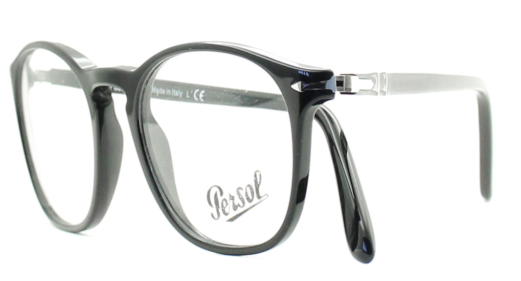 PERSOL 3007-V 95 50mm Black Eyewear FRAMES Glasses RX Optical Eyeglasses - Italy