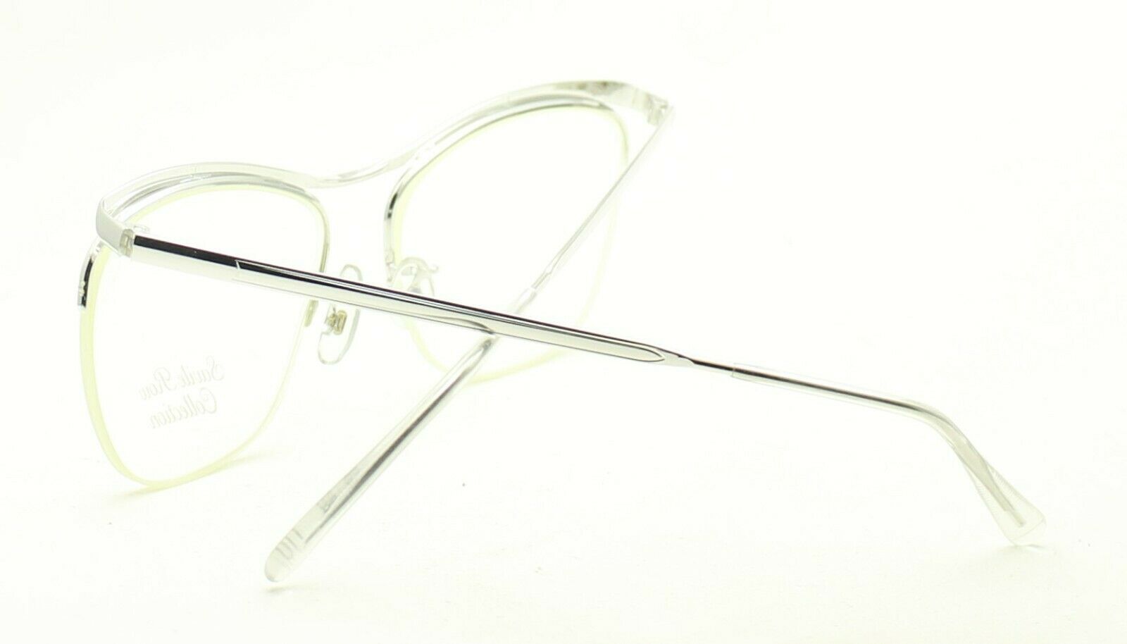 ALGHA (SAVILE ROW) Dominor Supra Rhodium 52x20mm FRAMES RX Optical Glasses - NOS