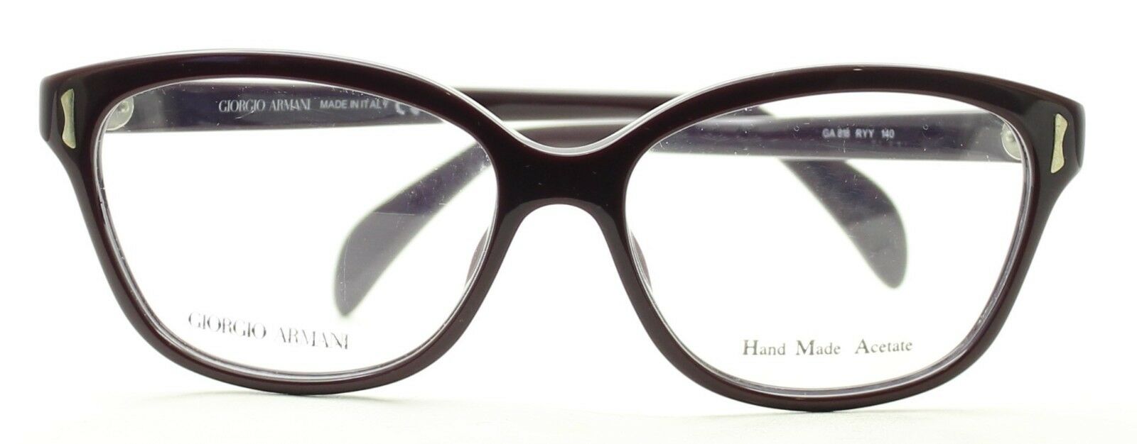 GIORGIO ARMANI GA 818 RYY Eyewear FRAMES RX Optical Eyeglasses Glasses New ITALY