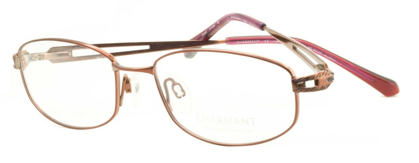 CHARMANT CH10864 RE Titanium Eyewear FRAMES RX Optical Eyeglasses Glasses - New