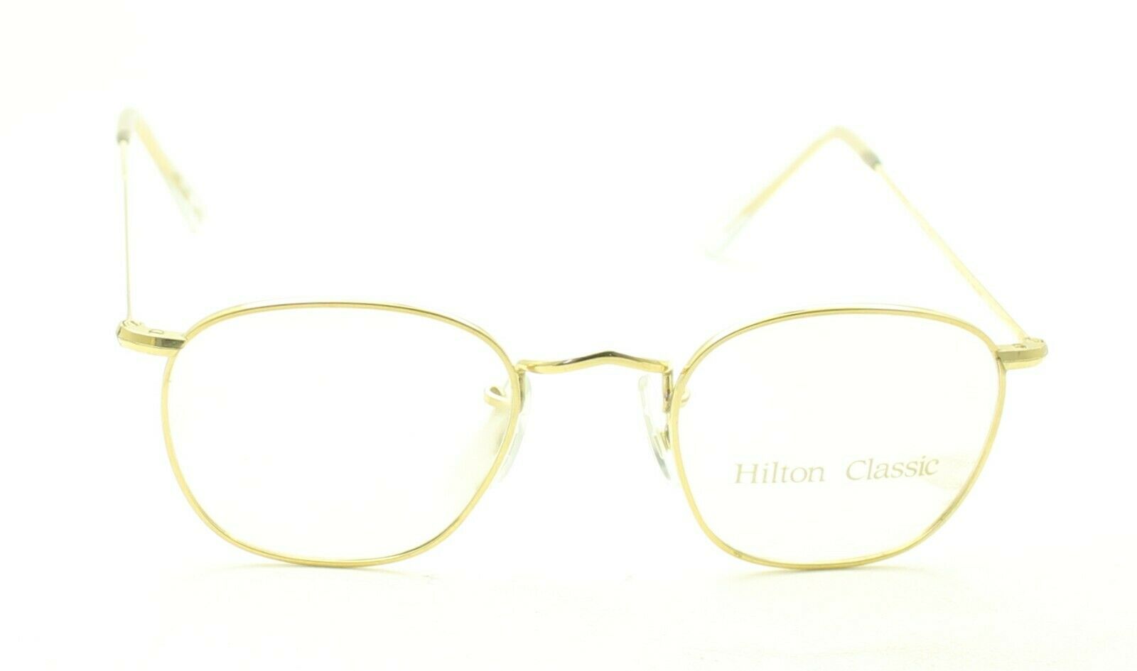 Hilton Classic 3 (SAVILE ROW) Quadra Gold 1036 44x20mm FRAMES RX Optical - NOS