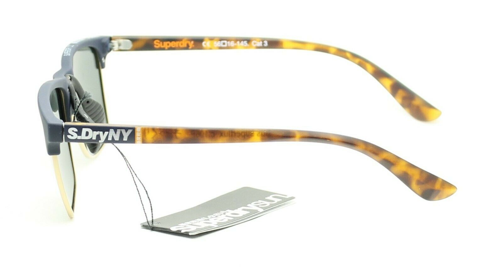 SUPERDRY SDS Superflux 56mm Sunglasses Eyewear Shades Eyeglasses Glasses - New