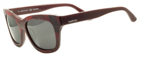 VALENTINO V 690SR 638 Crystal Camouflage Red Sunglasses Shades Glasses Italy New