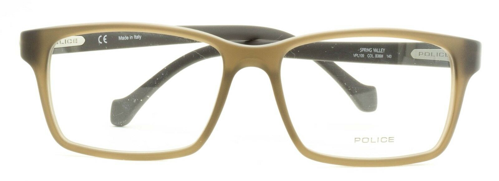 POLICE VPL 109M COL B36M Eyewear FRAMES NEW RX Optical Eyeglasses Glasses -Italy