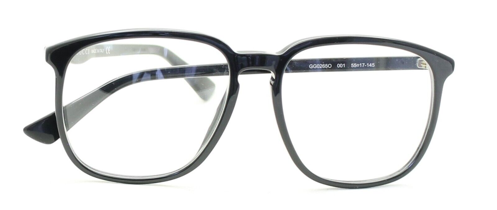 GUCCI GG0265O 001 55mm Eyewear FRAMES Glasses RX Optical Eyeglasses New - Italy