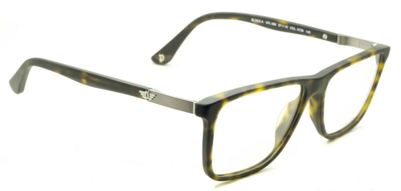 POLICE VPL 466 COL.0738 BLOCK 4 57mm Eyewear FRAMES Glasses RX Optical New Italy