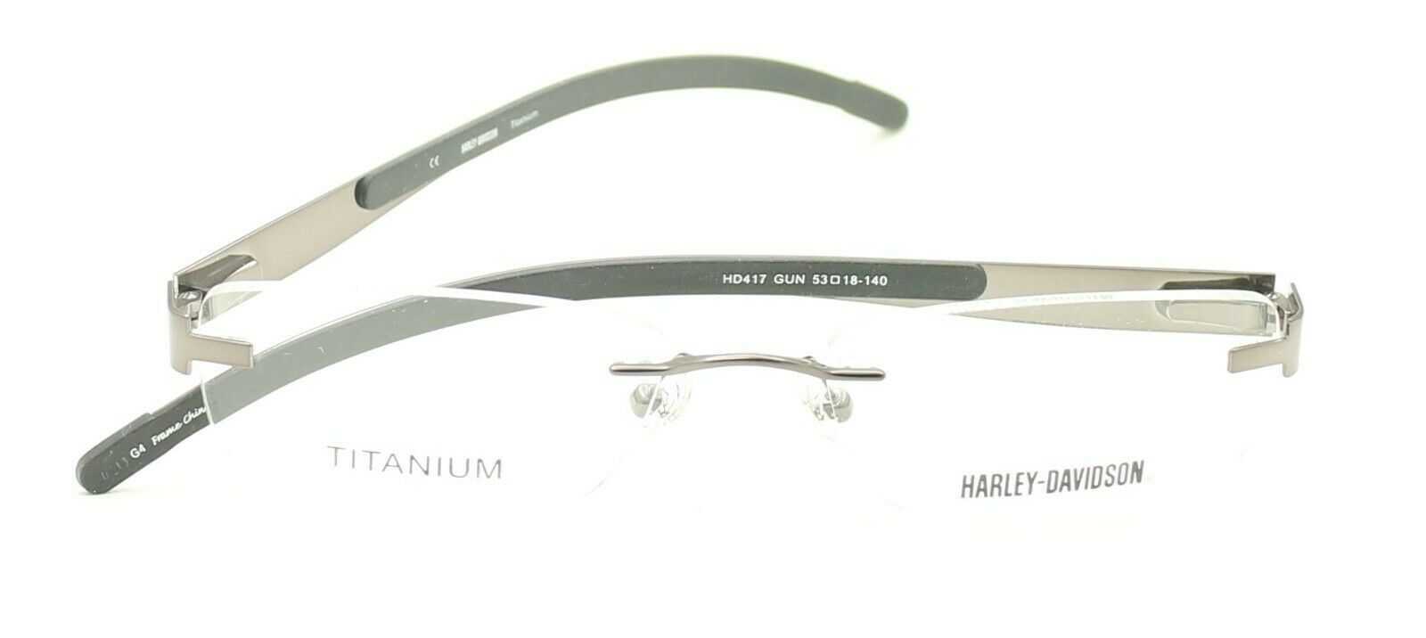 HARLEY-DAVIDSON HD417 GUN Eyewear FRAMES RX Optical Eyeglasses Glasses New BNIB