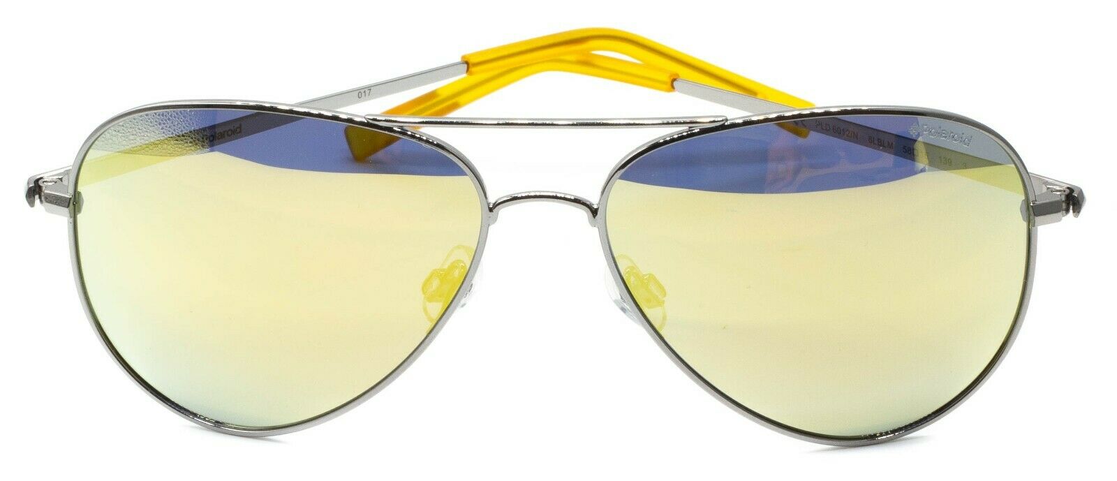 Polaroid Sunglasses PLD 6012/N/NEW Polarized Pilot Sunglasses, Ruthenium,  56mm, 14mm