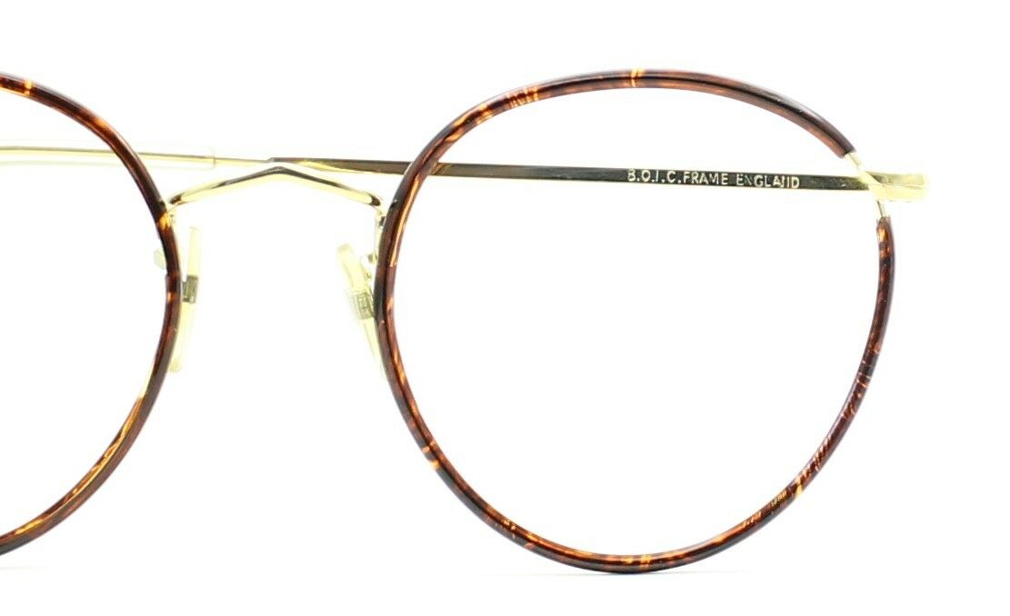 B.O.I.C. (SAVILE ROW) ENGLAND Gold 50x22mm FRAMES RX Optical Eyeglasses Glasses