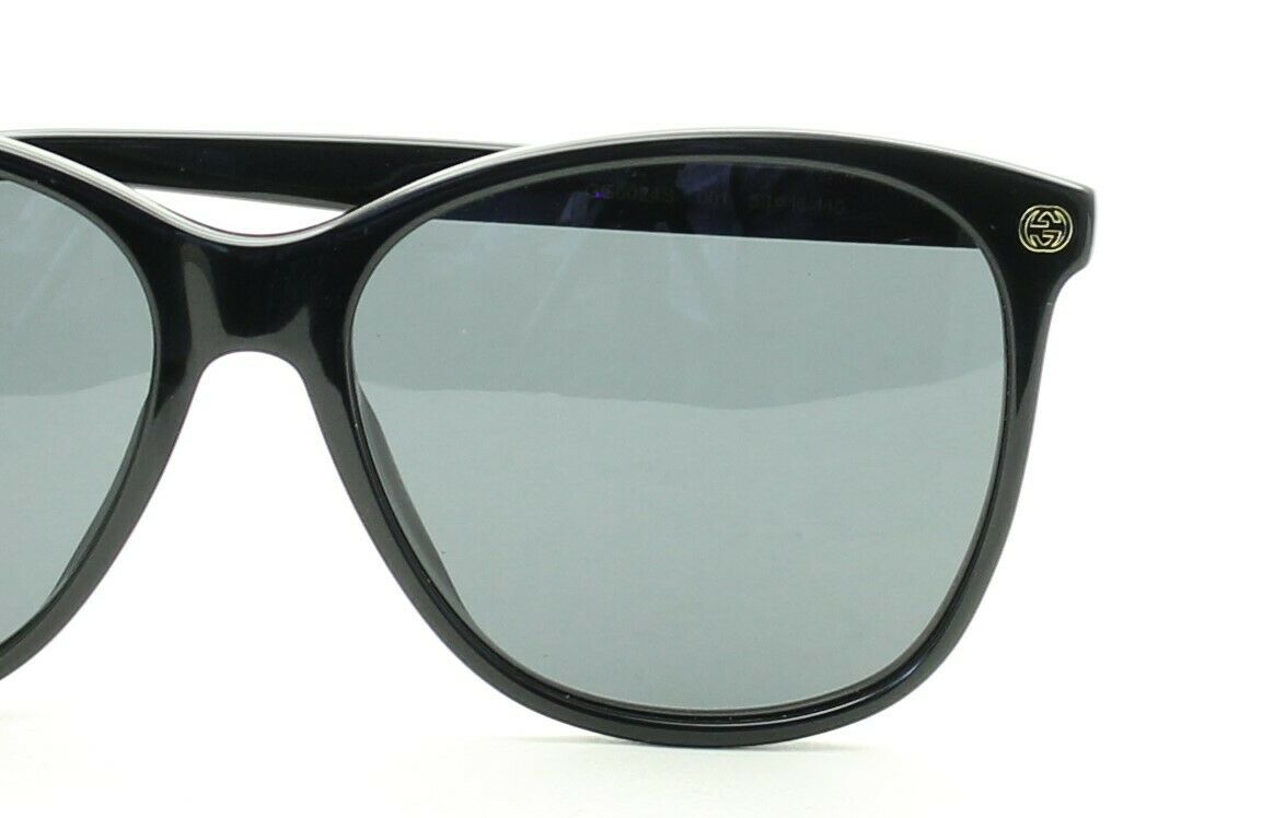 GUCCI GG0024S 001 58mm Sunglasses Shades Designer Frames BNIB New in Case Italy