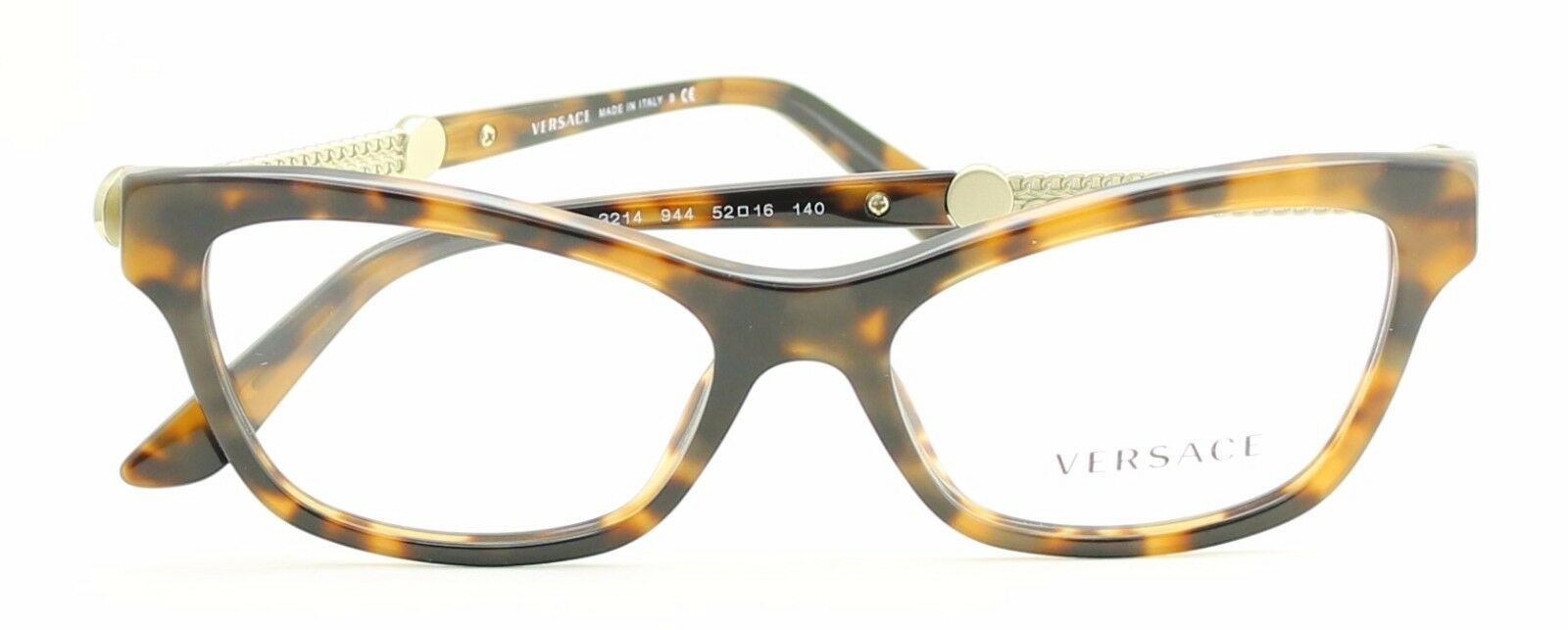 VERSACE MOD 3214 944 Eyewear FRAMES RX Optical Eyeglasses Glasses Italy - BNIB