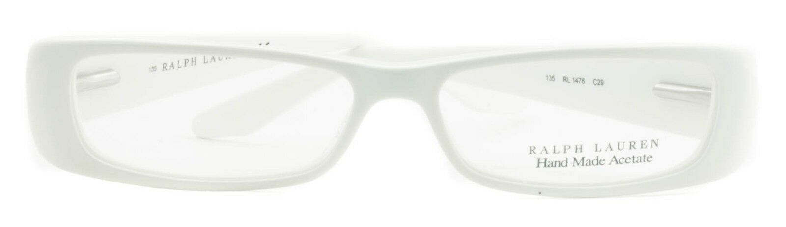 RALPH LAUREN RL 1478 C29 White RX Optical Eyewear FRAMES Eyeglasses Glasses New