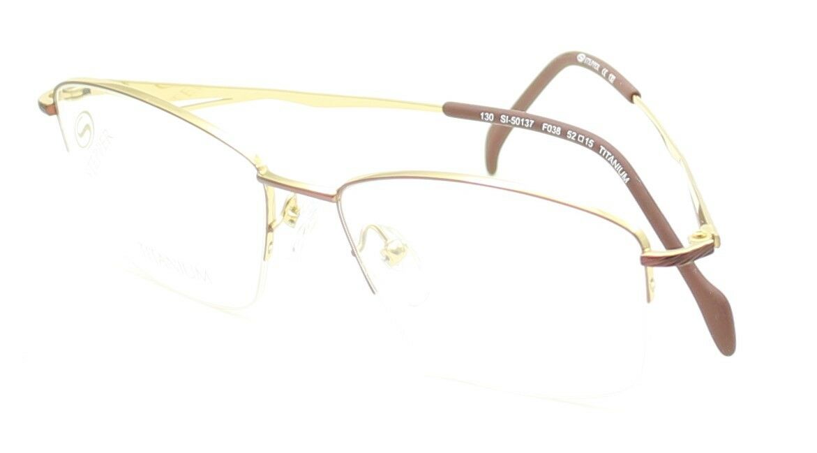 STEPPER SI-50137 F038 52mm Titanium Eyewear FRAMES Optical Eyeglasses GlassesNew