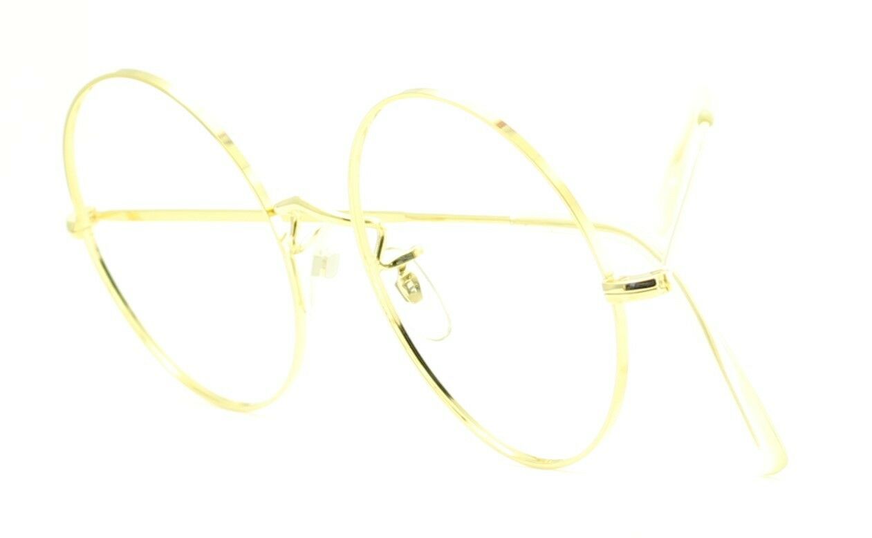 B.O.I.C. (SAVILE ROW) ENGLAND Gold 54x20mm Round RX Optical Frames Eyeglasses