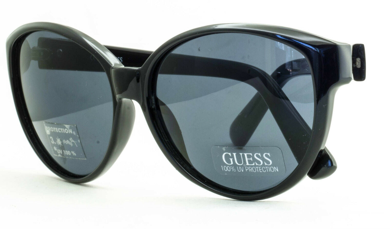 GUESS GU7159 BLK-3 Gloss Black NEW Sunglasses Shades BNIB Fast Shipping-TRUSTED