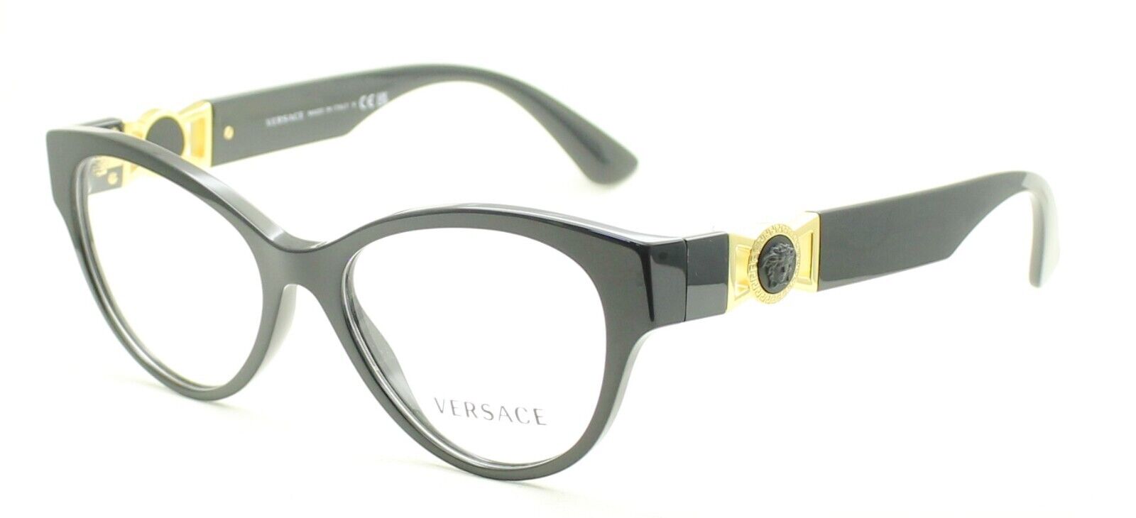 VERSACE 3313 GB1 52mm Eyewear FRAMES NEW Glasses RX Optical Eyeglasses New Italy