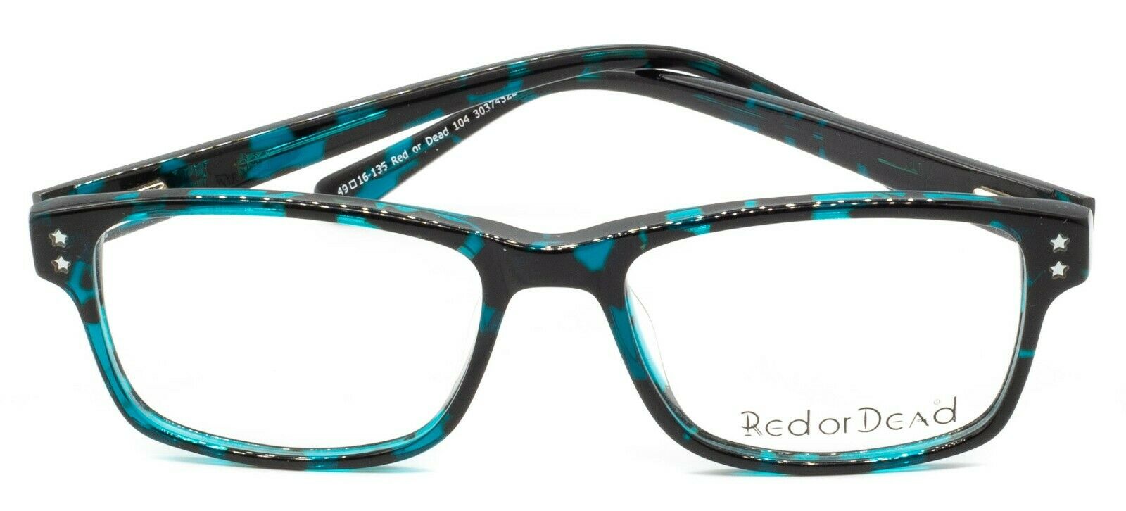 Red or Dead 104 30374522 49mm FRAMES Glasses RX Optical Eyewear Eyeglasses - New