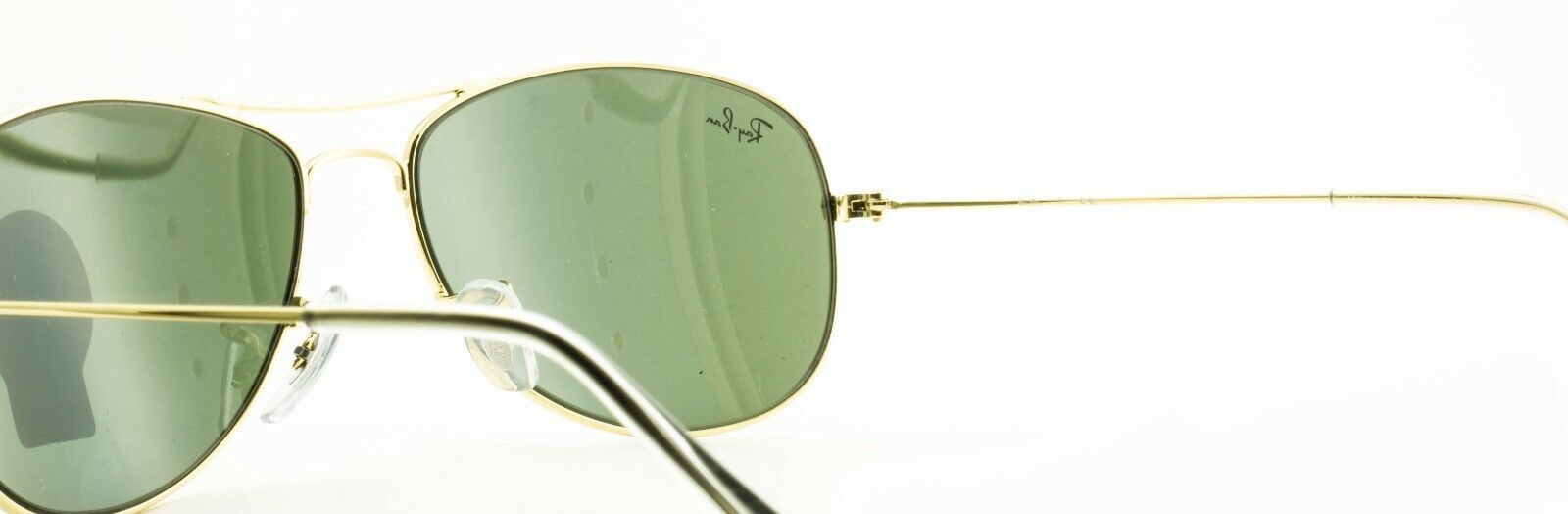 RAY BAN RB 3362 COCKPIT 001 3N Aviator Large Metal Sunglasses Shades New - Italy