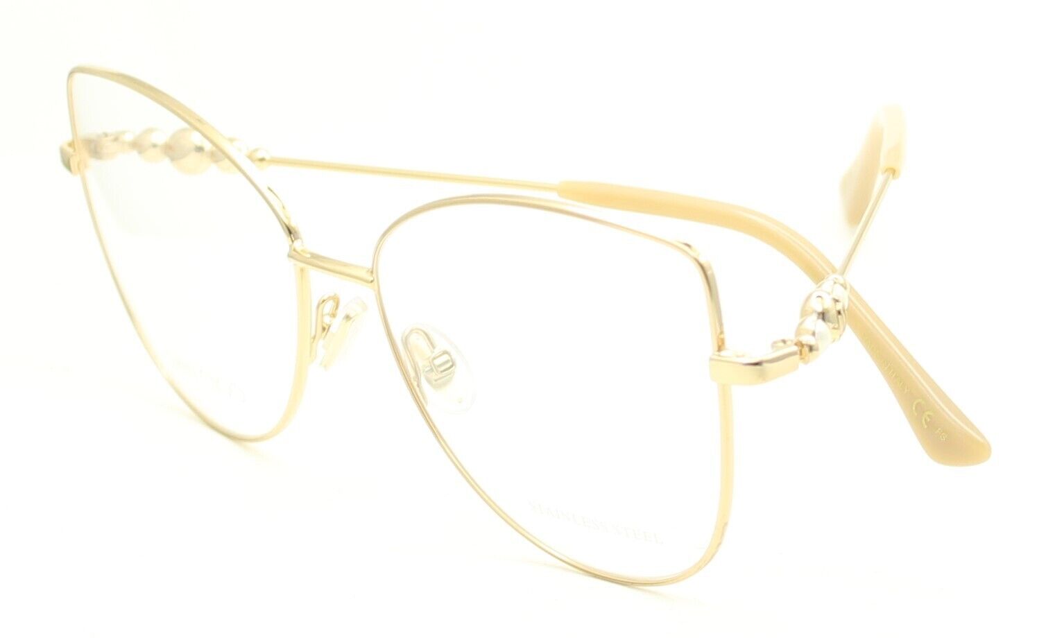 JIMMY CHOO JC339 BKU 56mm Eyewear Glasses RX Optical Glasses FRAMES - New Italy