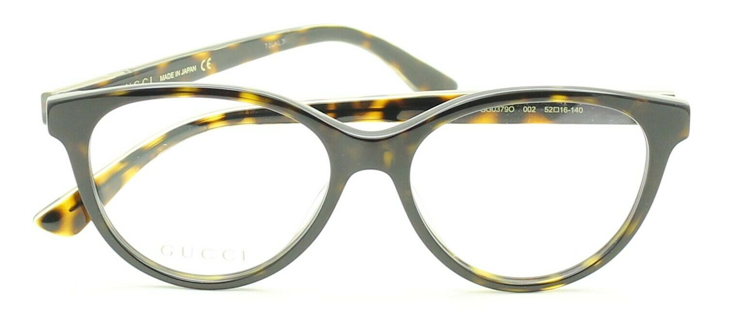 GUCCI GG 0379O 002 52mm Eyewear FRAMES Glasses RX Optical Eyeglasses New - Japan