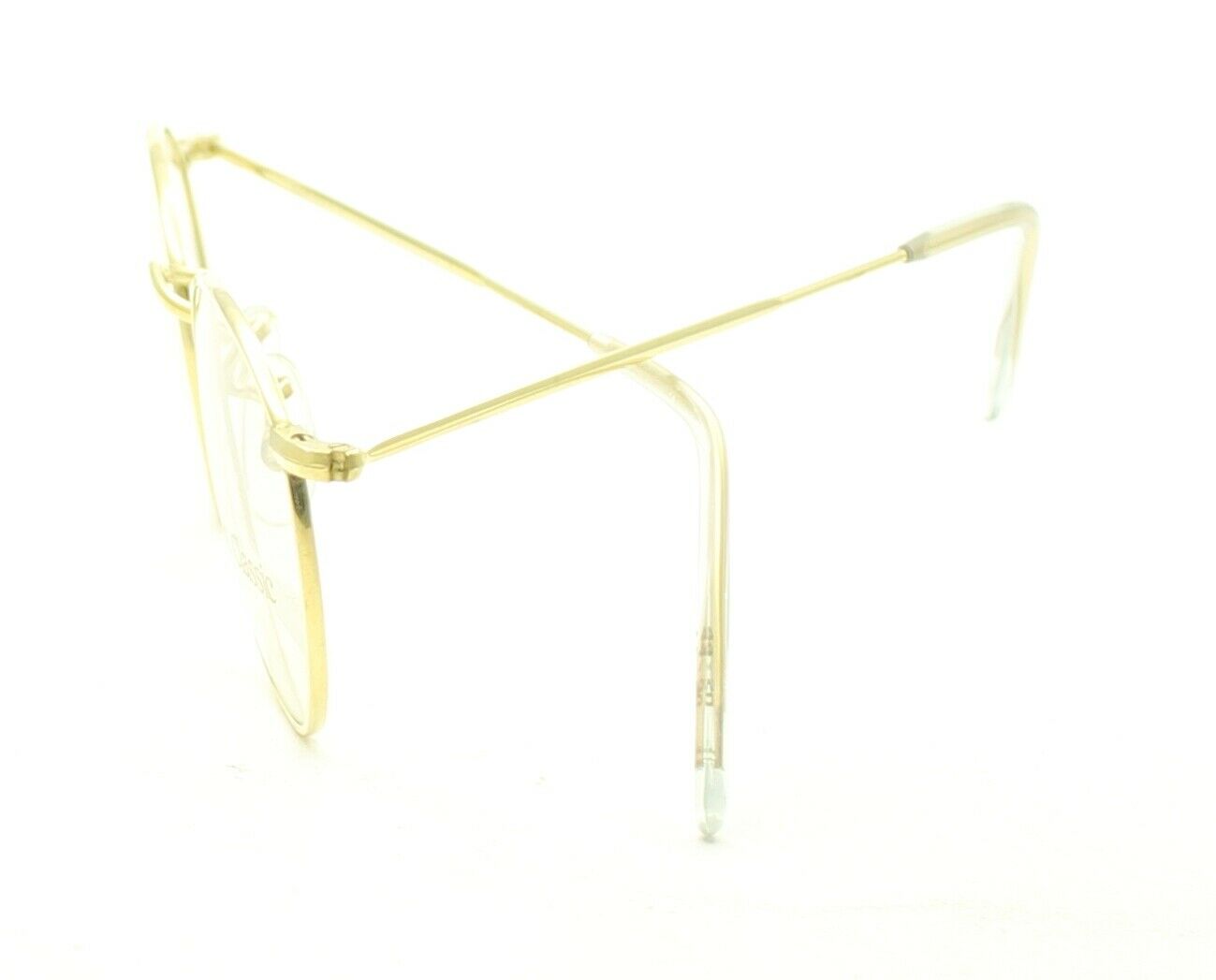 Hilton Classic 3 (SAVILE ROW) Quadra Gold 1036 44x20mm FRAMES RX Optical - NOS