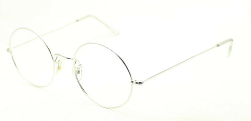 SAVILE ROW ENGLAND Round Rhodium 49x20mm Eyewear FRAMES RX Optical Glasses -NOS