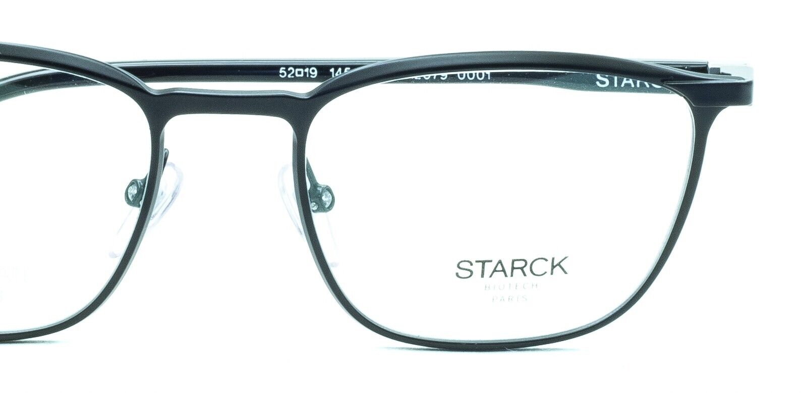 STARCK BIOTECH SH2079 0001 52mm FRAMES Glasses RX Optical Eyeglasses New - Italy